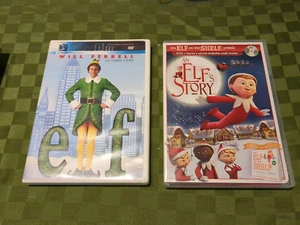 Family Christmas Movies Lot of 2  Kids Dvd's: Elf, and An Elf's Story - Picture 1 of 3