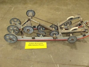 85 YAMAHA PHAZER DELUXE PZ480E skidframe rear suspension bogie wheels skid rails - Picture 1 of 12