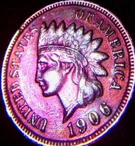 1906 IHP "PROOF-LIKE GLO" / LIBERTY & DIAMONDS / "EYE-CANDY APPELL / TOLLE MÜNZE - Bild 1 von 3