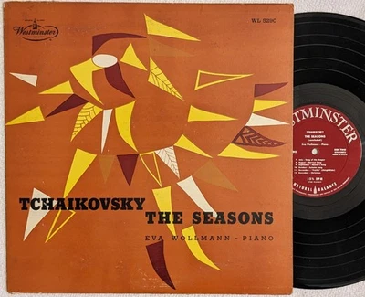Westminster WL 5290 lp Tchaikovsky THE SEASONS Eva Wollmann 1954 mono 1AG/1BF - Image 1 of 4