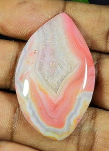 48Cts. Dyed Onyx Agate Marquise Shape Cabochon Loose Gemstone 27X44MM - Picture 1 of 9