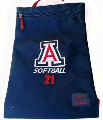 Mochila Nike Arizona Wildcats Softbol #21 Emitida por Equipo Azul/Rojo Lona  Foto 1 de 4