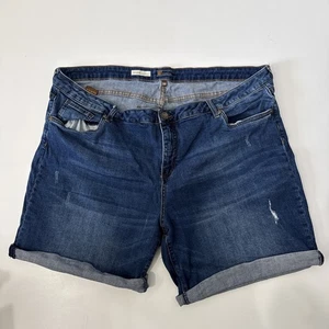 KUT FROM THE KLOTH Catherine Boyfriend Bermuda Jean Shorts Womens 24W Stretch - Picture 1 of 14