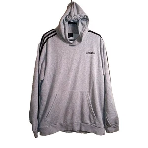 Gebrauchter - adidas grauer 3 Streifen Herren Hoodie - ohne Kapuzenschnüre - Größe XL - Bild 1 von 8