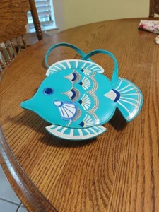 Gymboree True Blue Summer Purse Fish Beach Angle Fish - Picture 1 of 8