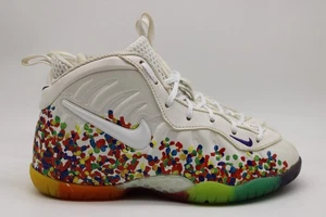 Nike Little Posite Pro PS Fruity Pebbles 2016 lanzamiento 843755-101 talla 1 año - Imagen 1 de 8