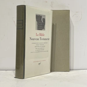 PLÉIADE La Bible Nouveau Testament 1971 RELIGION par Jean Grosjean RELIURE - Foto 1 di 5