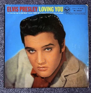 Elvis Presley Loving You 10 Inch Vinyl Record Black RCA - Picture 1 of 4
