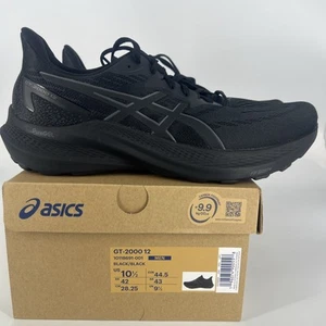 asics gt 2000 12 mens$120.00 Size 10.5 Men’s USA -eur44.5 Uk9.5 Cm28.25 Blk Fabr - Imagen 1 de 9