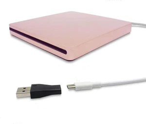 Type-C Super Unità Esterna,USB Portatile Esterno DVD/CD Drive Masterizzatore/Lettore/Rew - Foto 1 di 6