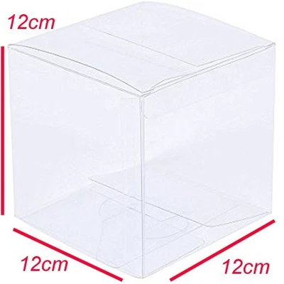 200 12cm Clear PVC Box Promo Retail Display Toy Favor Xmas Gift Product Mug Swee - Image 1 of 4
