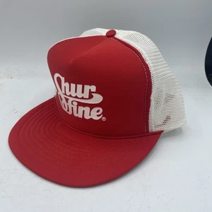 Vintage 80s Shur Fine Foam Mesh SnapBack Trucker Farmer Hat Headwear - Picture 1 of 7