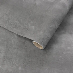 Arthome Scuro Grigio Cemento Carta Da Parati Pellicola Adesiva per Mobili 40Cmx3 - Foto 1 di 12