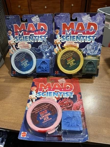 3 CHARACTERS - 1986 MAD SCIENTIST LIVING ICE BY MATTEL I-STOMP, I-SMASH, I-CHOMP - Picture 1 of 11