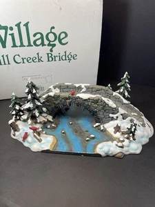Puente de piedra Department 56 Christmas Village Mill Creek # 52635 con caja usado en excelente estado - Imagen 1 de 16