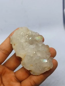 660ct Clear Quartz Mini Geode – Raw Point Crystal Chunk - Picture 1 of 9