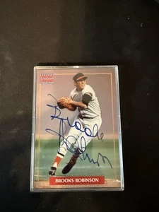 1996 Legends Autograph Collection Brooks Robinson handsigniert signed mit Etui - Bild 1 von 2