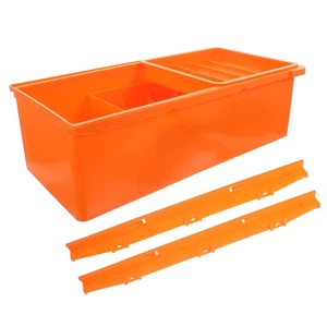  Under Table Drawer Organizer: Plastic Storage Box with Drawers Three-layers - - Picture 1 of 16