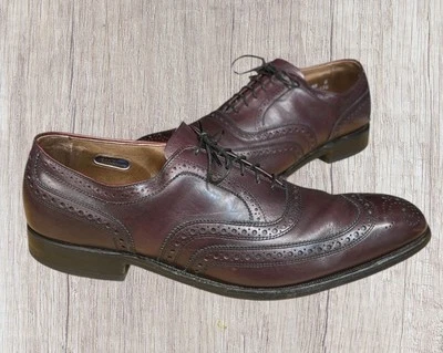 Allen Edmonds McAllister Burgundy Oxford Wingtip Brogue Dress Shoes Size 11 D - Image 1 of 4