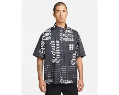 Nike Limited Loose Fit Button-Down England National Anthem Soccer Shirt Large - Image 1 of 4