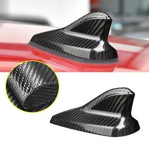 Carbon Fiber Shark Fin Antenna Cover Trim For VW Golf MK8 GTI 2022-2024 Black - Picture 1 of 12