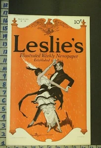 1914 SPORT WOMEN DANCE TANGO WALTZ JIVE ROMANCE LOVE ILLUS CRANE COVER RG10 - Picture 1 of 1