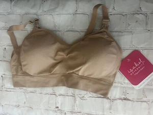 Isabel Maternity Size S Small Nursing Pumping Bra NWT Beige - Picture 1 of 4