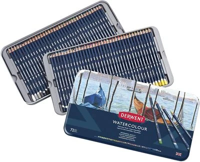 Derwent Watercolor Colored Pencils 72 Colors Set 32889 - Image 1 of 4