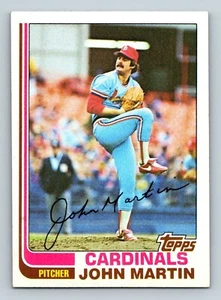 1982 Topps #236 - John Martin - St. Louis Cardinals - Pitcher - Picture 1 of 2