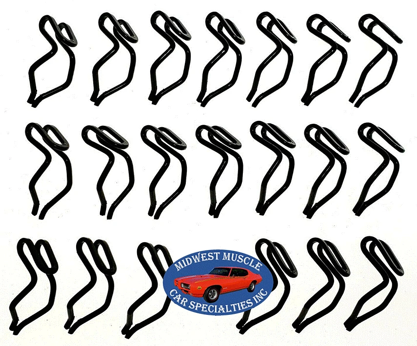 Door Panel Spring Retainer Clips Clip Fits Mopar Chrysler Plymouth Dodge 20pc AS - Image 1 of 4