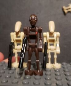 LEGO Commando Droid Minifigure With 2 B1 Battle Droids Star Wars Lot Of 3