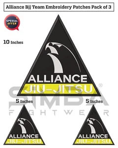Grapplers BJJ Gi Patches Alliance Kimono Patches BJJ Alliance Embroidery Patches - Picture 1 of 8