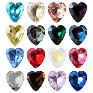 AUREA Crystals A4831 Antique Heart Strass Kristalle * versch. Farben - Bild 1 von 36