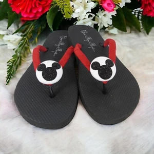 Chanclas brillantes orejas de Mickey Mouse, mujeres y niñas, vacaciones en crucero Disney - Imagen 1 de 15