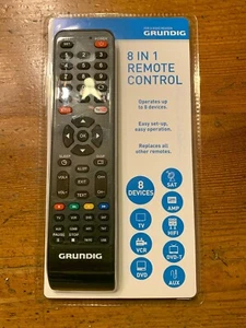 universal Fernbedienung Grundig Smart TV 8-1 Remote Control Netflix YouTube - Bild 1 von 5