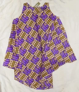 Afrikanisches Druck Regenschirm Kleid oder Top Royal Kente Sommer Ethno Stamm ud10 - Bild 1 von 5