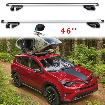 For Toyota Rav4 2014-2024 Car SUV Top Roof Rack Cross Bar 46" Luggage Carrier - Image 1 of 4
