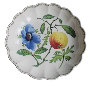Spode VICTORIA Scalloped Edge Dish : Anemone & Apple 10" - Picture 1 of 4