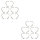 2 Pack Bebe Babies Ear Patches for Earrings Stickers