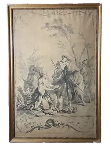 Antique 18th Century Engraving - 'David and Abigail, c. 1745. by Amigoni/Wagner - Picture 1 of 7