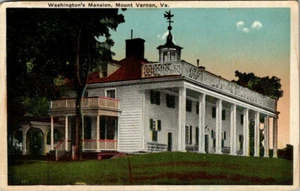 Vintage Postcard Unposted Washington's Mansion Mount Vernon Virginia - Picture 1 of 2