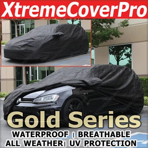 2001 2002 2003 2004 Volkswagen Golf Waterproof Car Cover w/Mirror Pockets Black - Bild 1 von 12