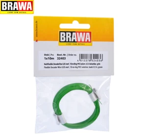 Correa decodificadora Brawa 32403 verde, 0,05 mm2, 10 m (1m - 0,50 €) - NUEVA + EMBALAJE ORIGINAL - Imagen 1 de 1