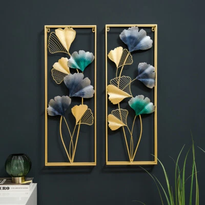 3D Wall Décor Abstract Metal Golden Wall Art Hanging Handmade Home Decoration... - Image 1 of 4