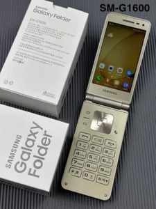 Unlocked Samsung Galaxy Folder 2 G1600 Dual SIM LTE Flip SmartPhone in BOX - Afbeelding 1 van 19
