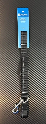 RC Pet Products Primary Collection Dog Leash, 1 Inch by 2 Feet Black - Image 1 of 4
