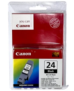 Canon BCI-24 Tintenpatrone Schwarz Original S200 S300 I250 I320 I350 I450 I470d - Bild 1 von 7