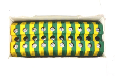 ALLEN-BRADLEY 10 Stück Allen Bradley 1492-WG10 Schutzleiterklemme | grün/gelb | 10 mm²