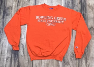 Vintage Y2K Bowling Green Falcons Mom Champion Crewneck Sweatshirt Orange BGSU . - Picture 1 of 10