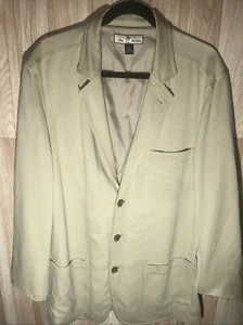 Tommy Bahama Men’s Medium Silk Blazer Beige Sport Coat - Picture 1 of 7